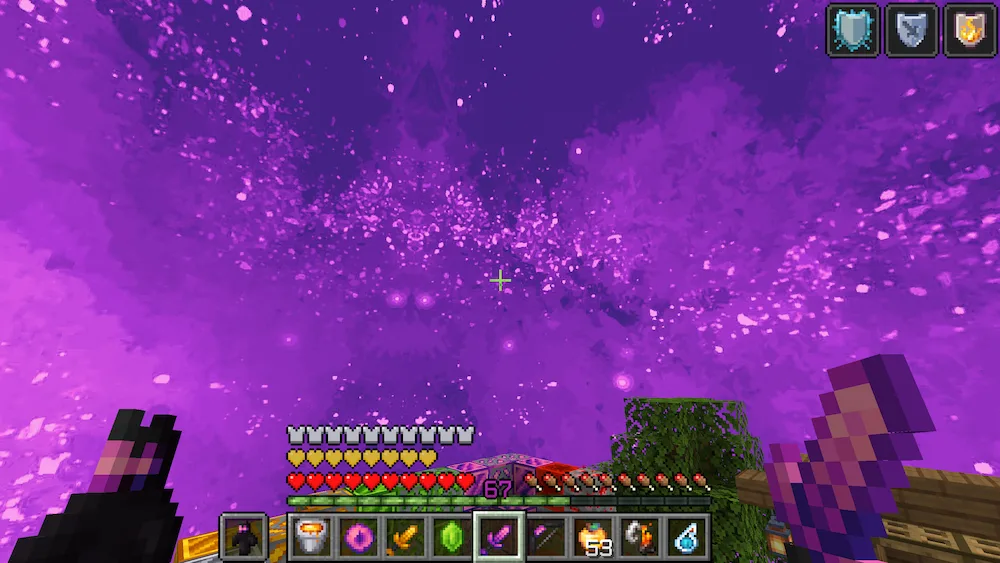 purple sky