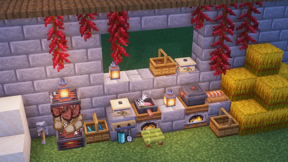 kitchen items and blocks