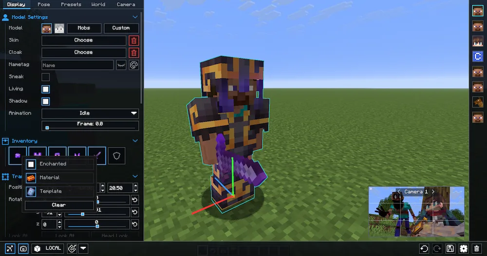 player's preferred position