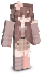 Pink Blossom Girl Minecraft Skin Pink Blossom Girl Skin
