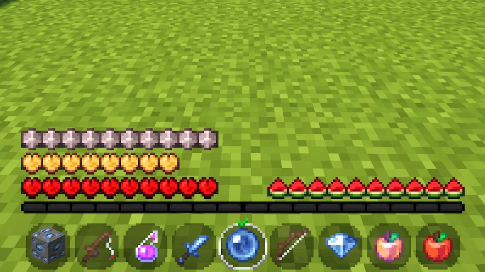 hotbar and bars