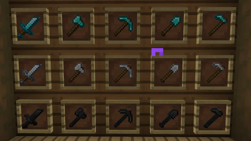 weapons and tools