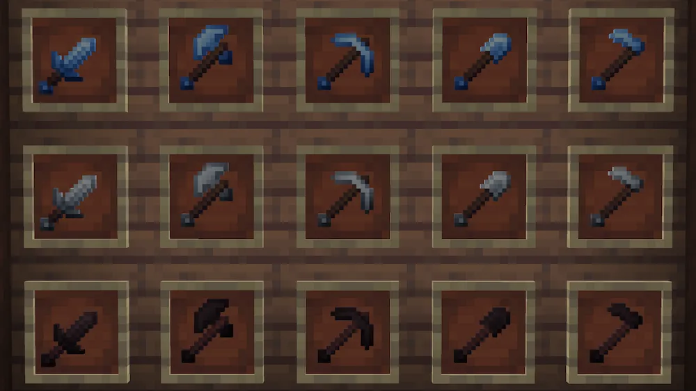weapons and tools