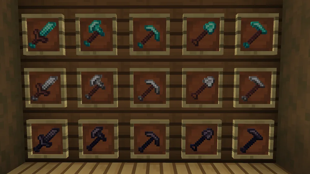 weapons and tools