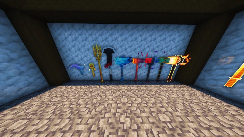 some weapons and swords