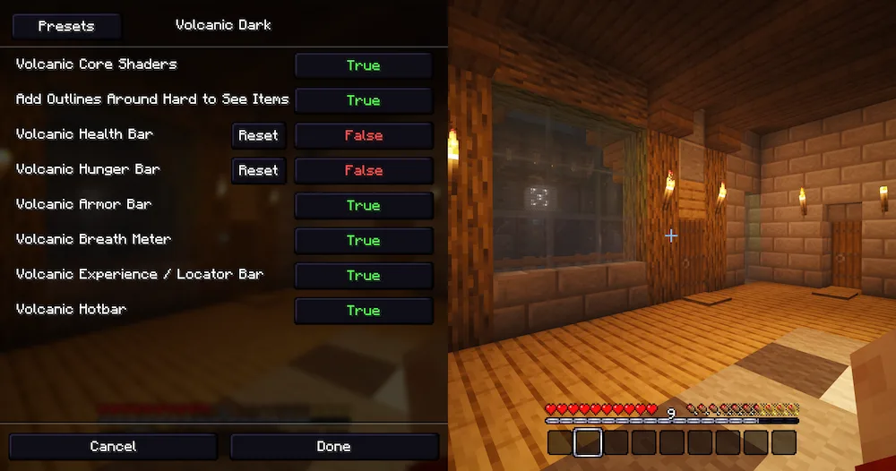 Respackopts settings