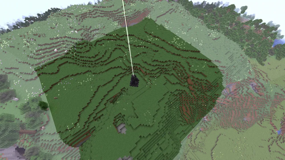 Range Display of the Astral Repulsion Beacon
