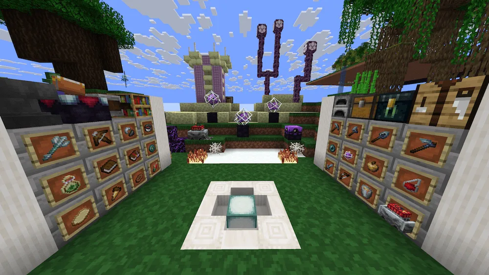 items and blocks