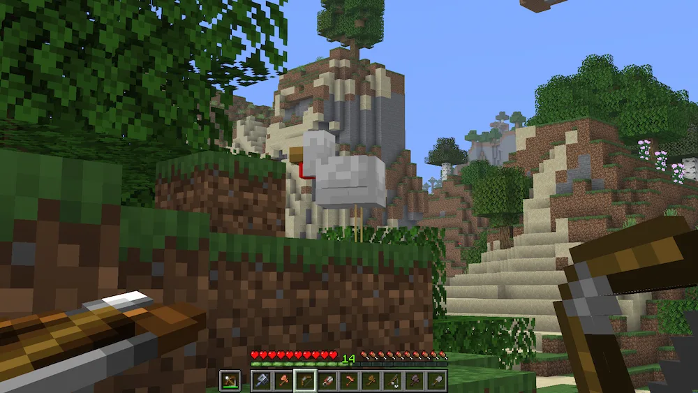 small bow and crossbow