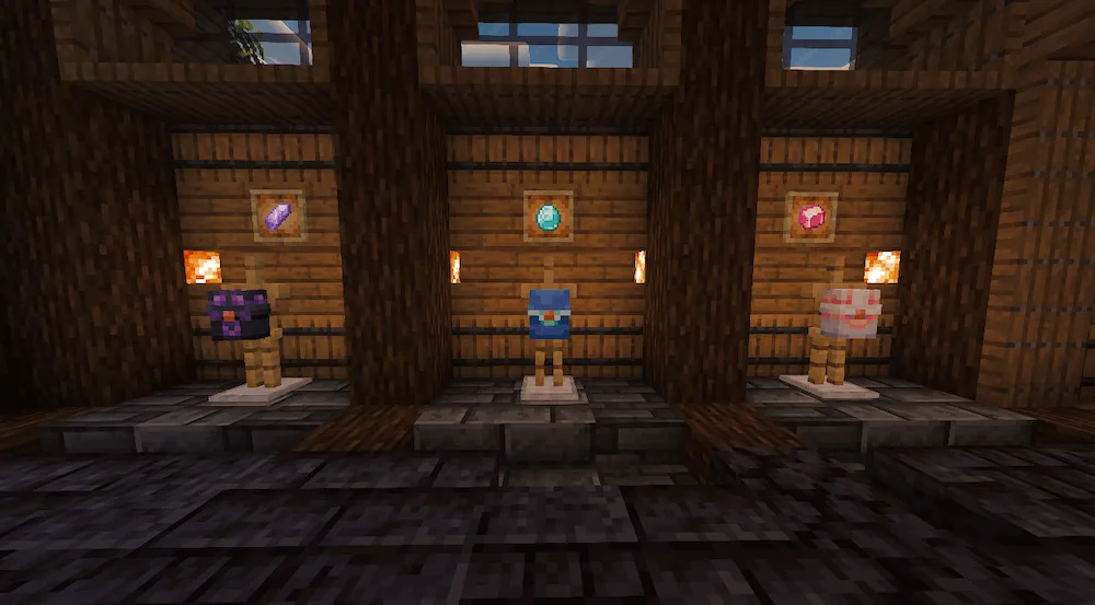 Backpacks with Vanilla and Modded Trims