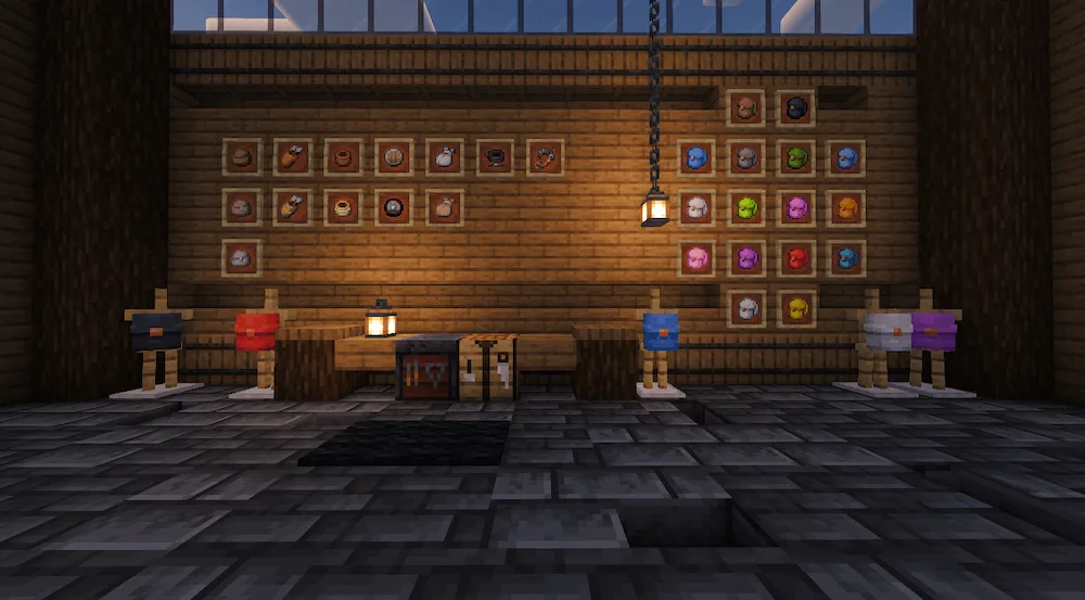 Showcase of all Modules and dyed Backpack items