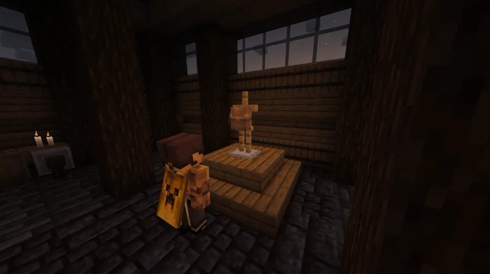 Backpack on an Armor Stand