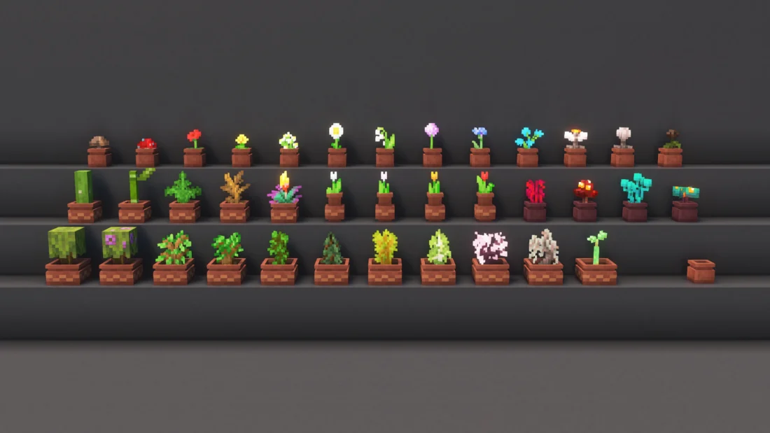 All potted Plants