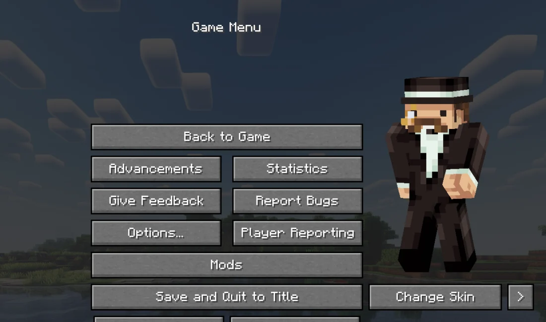 In Game Menu