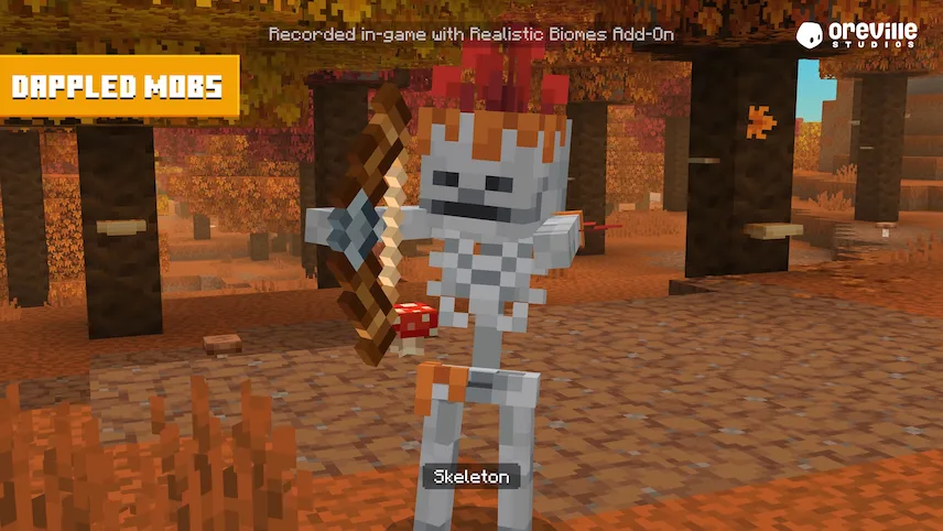 dappled mobs - skeleton