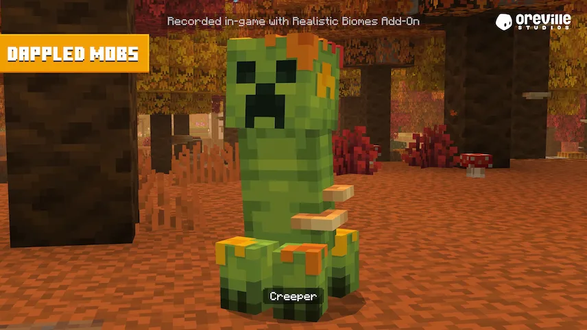 dappled mobs - creeper