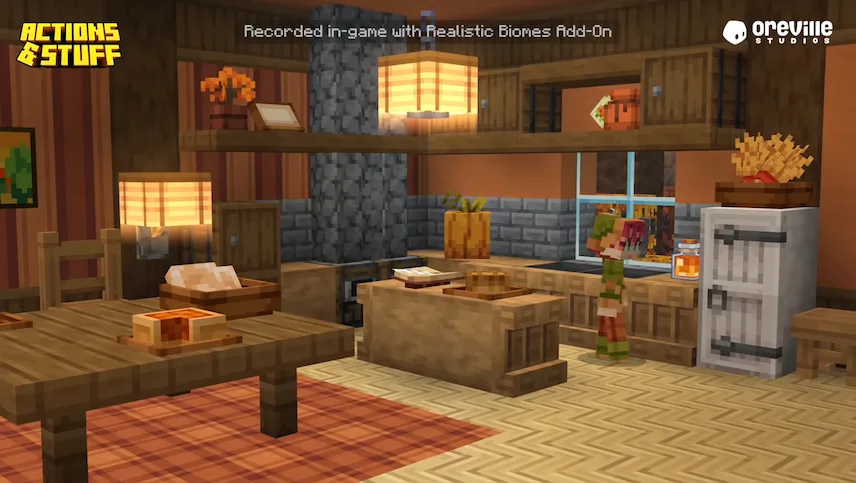 kitchen with items placed